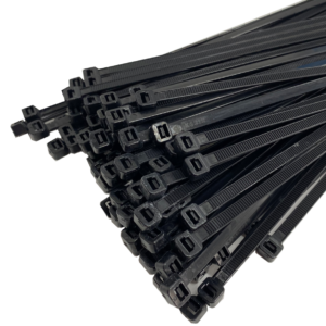 C37048B 370mm x 4.8mm Black Cable Ties - Pack of 100